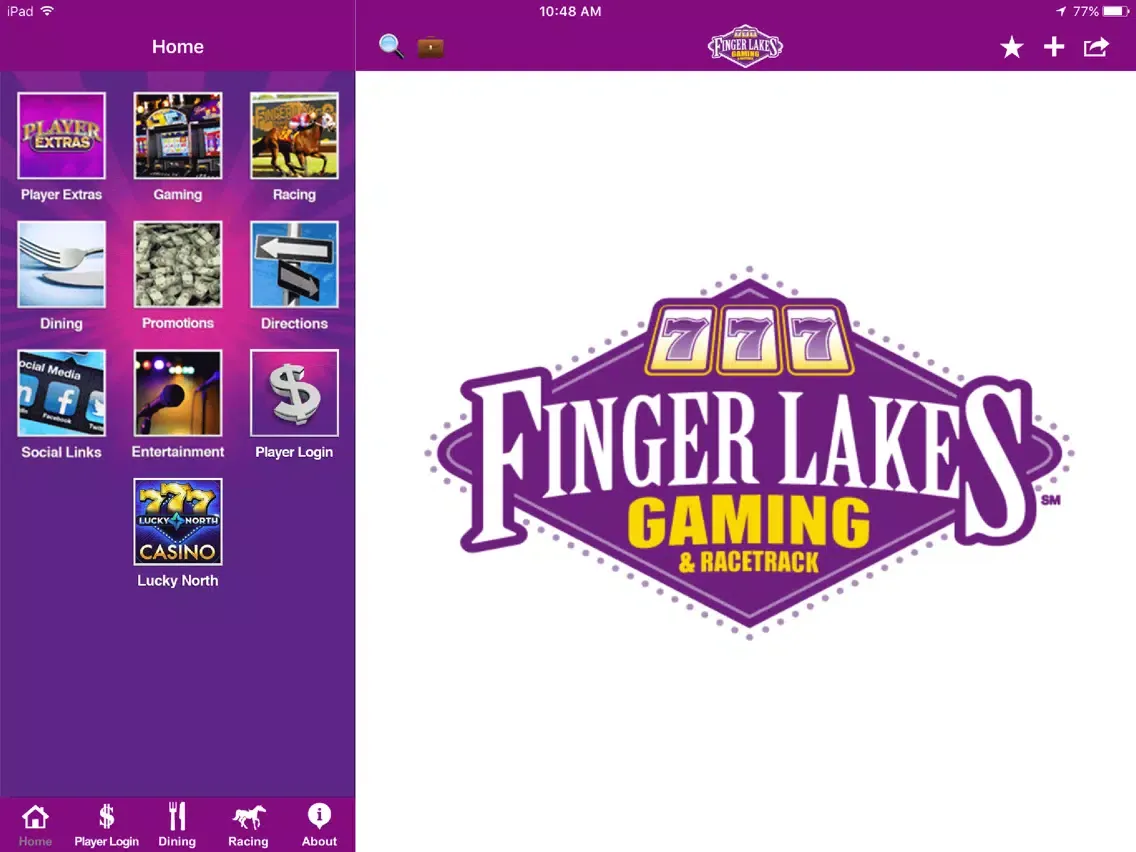 Captures d'écran de Finger Lakes Gaming & Racetrack iPad 