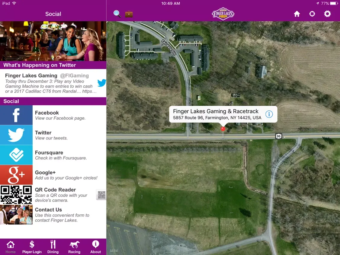 Captures d'écran de Finger Lakes Gaming & Racetrack iPad 