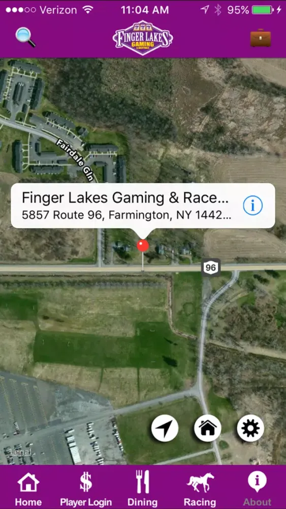 Captures d'écran de Finger Lakes Gaming & Racetrack