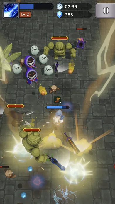 Capturas de tela do Sword.io : 3D Roguelike Game