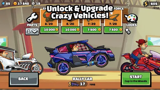 Capturas de pantalla de Hill Climb Racing 2
