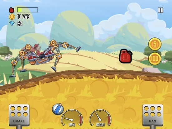 Hill Climb Racing+ iPad  Screenshots