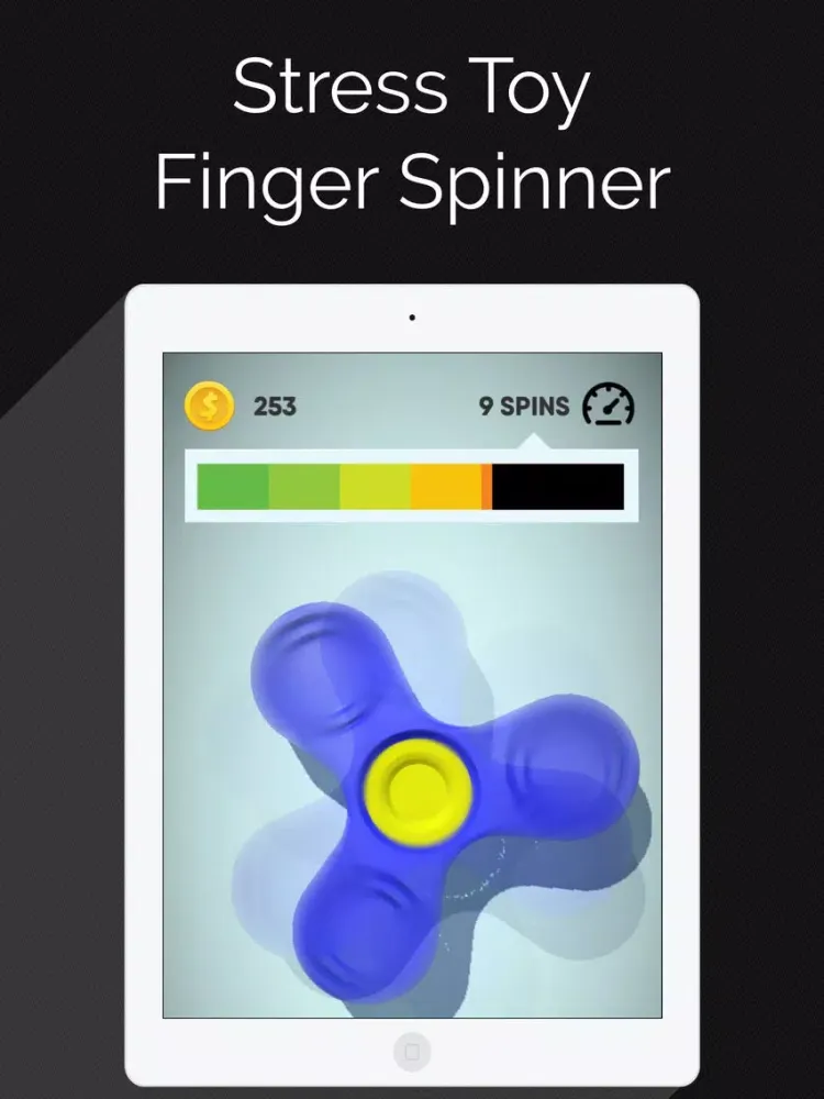 Скриншоты Finger Spinner - Fidget Hand Spin,Stress Toy,Game iPad 