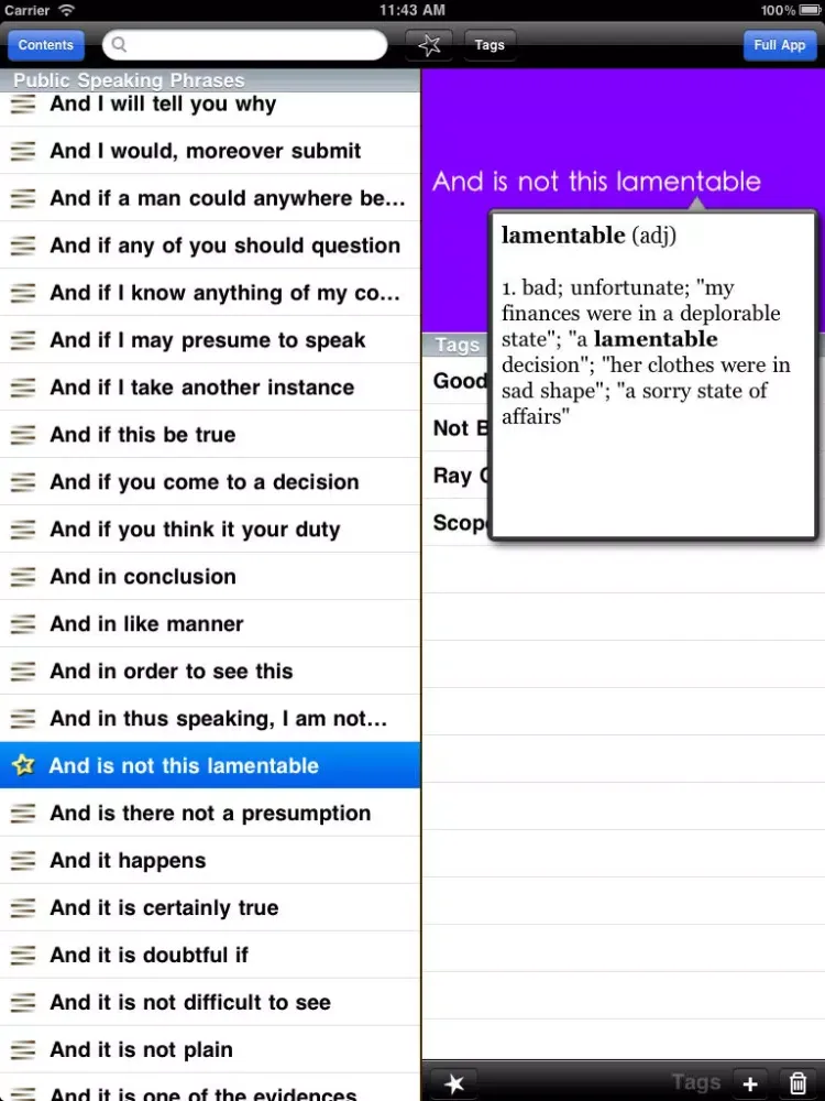 Useful English Phrases iPad  스크린샷