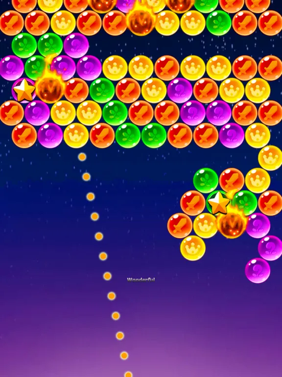 Tangkapan layar Bubble Shooter: Rainbow Legend iPad 
