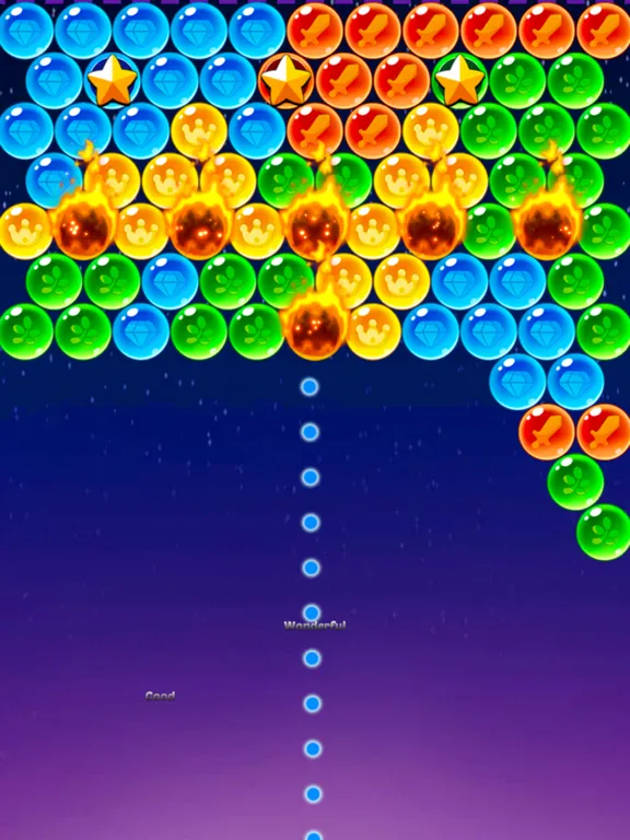 Tangkapan layar Bubble Shooter: Rainbow Legend iPad 
