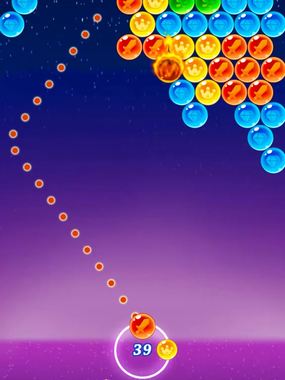 Tangkapan layar Bubble Shooter: Rainbow Legend iPad 