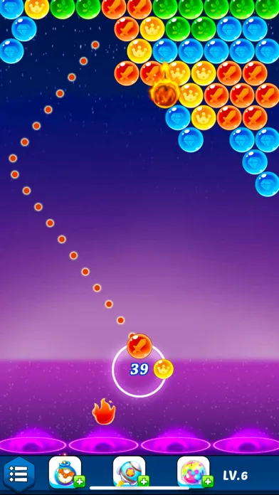 Tangkapan layar Bubble Shooter: Rainbow Legend