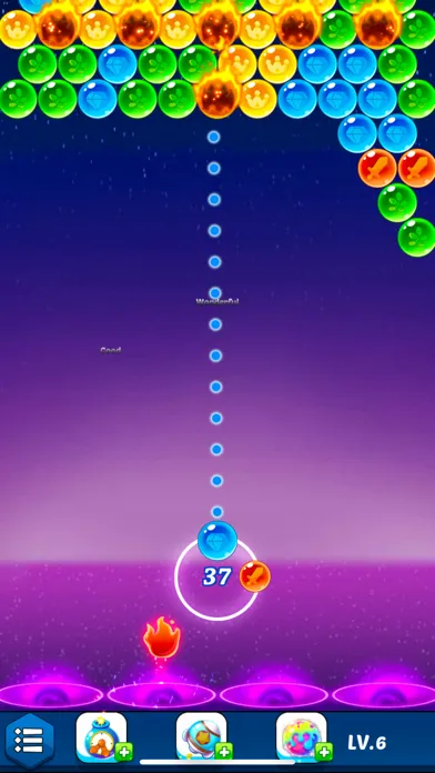 Tangkapan layar Bubble Shooter: Rainbow Legend