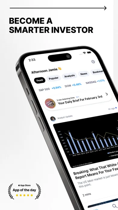 Finimize Finance News Insights Screenshots