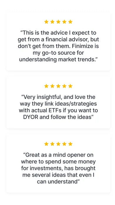 Finimize Finance News Insights Screenshots