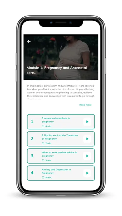 Capturas de tela do Venus Pregnancy & Birth App