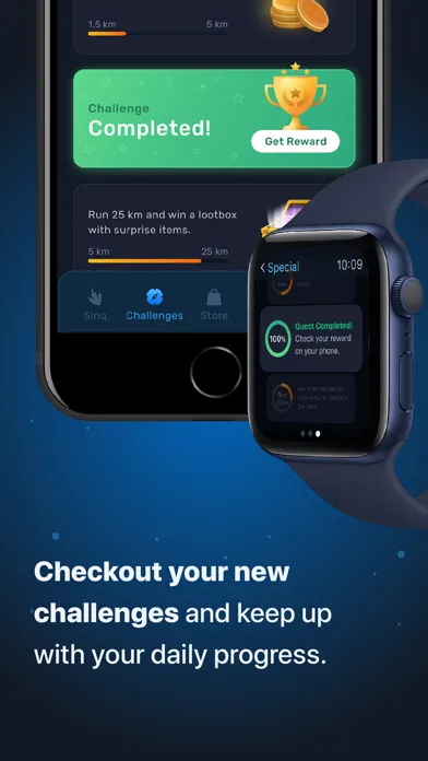 Скриншоты Sinq: Your Fitness Companion