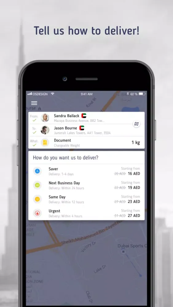 Wing - Book a Courier Delivery Screenshots