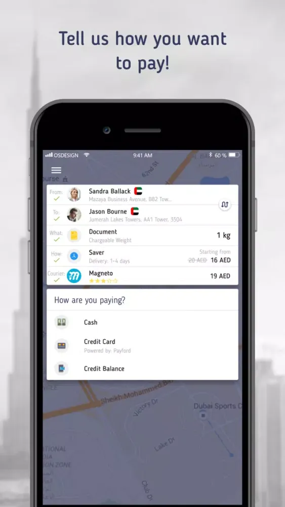 Wing - Book a Courier Delivery Screenshots
