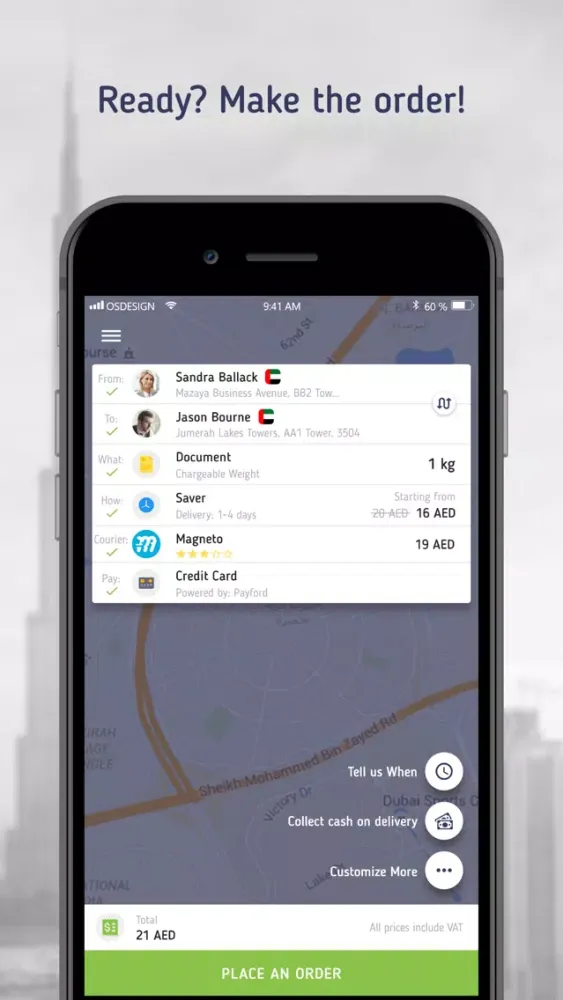 Wing - Book a Courier Delivery Screenshots