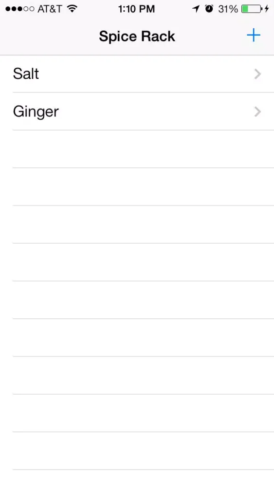 Spice Rack Tracker Free スクリーンショット