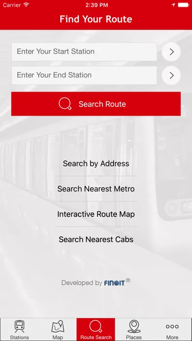 Tangkapan layar Delhi-NCR Metro