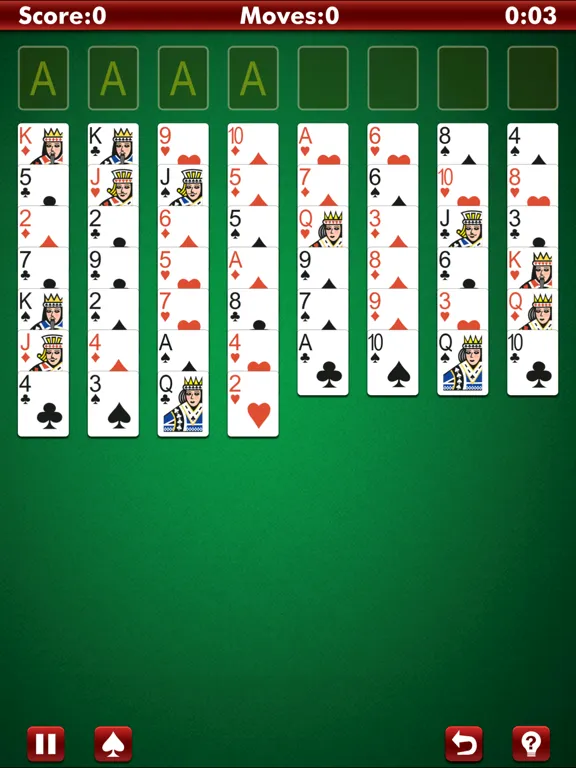 ภาพหน้าจอของ Solitaire: FreeCell Pro iPad 