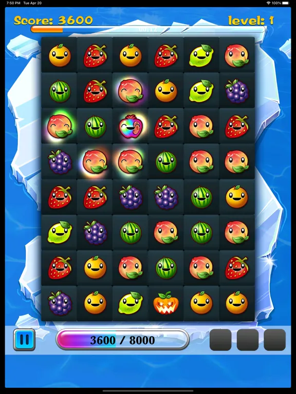 Capturas de pantalla de Fruit Crush Pro iPad 
