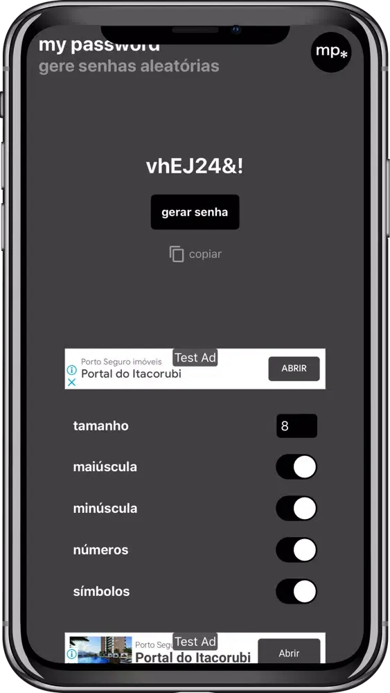 My Pass - gerador de senha স্ক্রিনশট