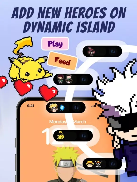 Pixel Pets for Dynamic Island iPad  स्क्रीनशॉट