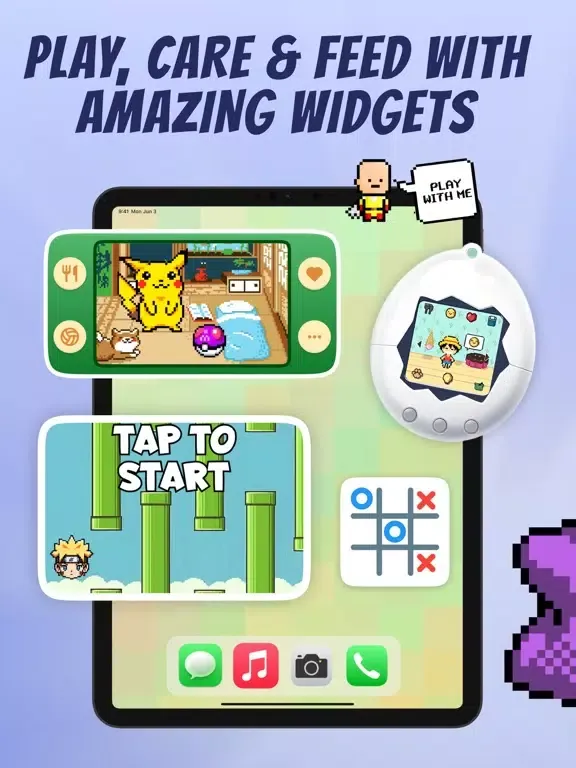 Pixel Pets for Dynamic Island iPad  स्क्रीनशॉट
