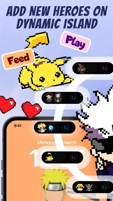 Pixel Pets for Dynamic Island स्क्रीनशॉट