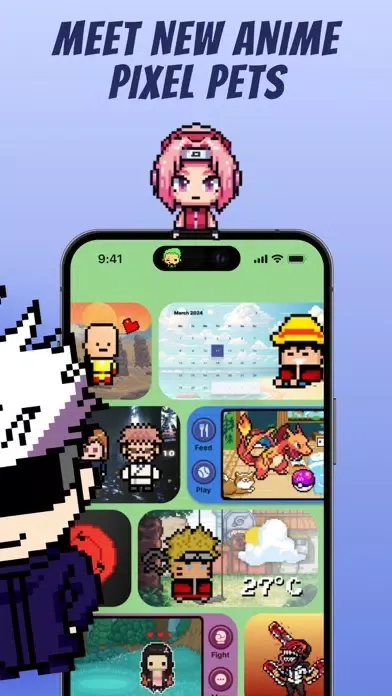 Pixel Pets for Dynamic Island स्क्रीनशॉट