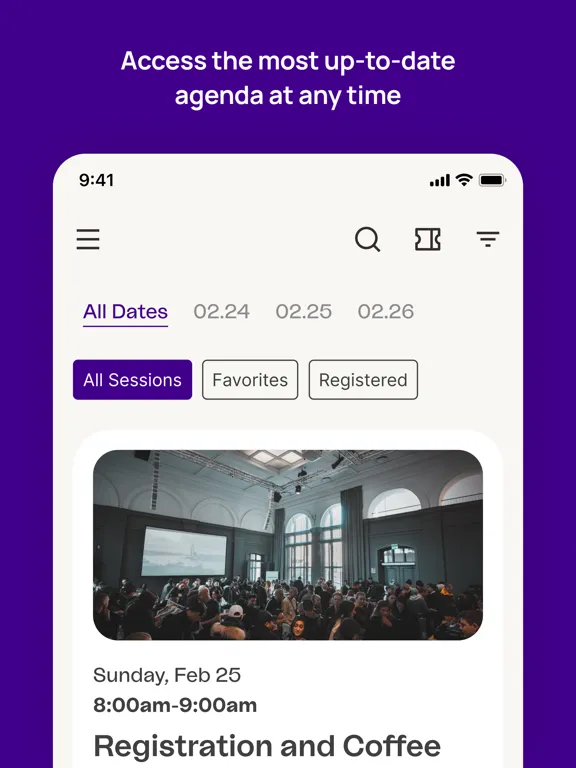 Finseca Events iPad  Screenshots