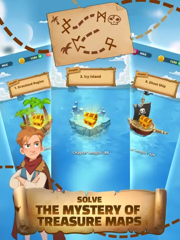 Treasure's Island iPad  Screenshots