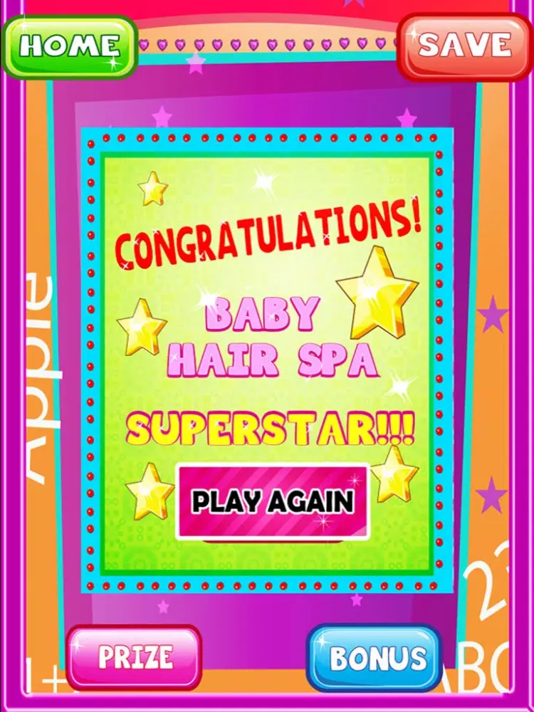 Screenshot di Cute Baby Hair Salon FREE- Super fun beauty dress up game for girls iPad 