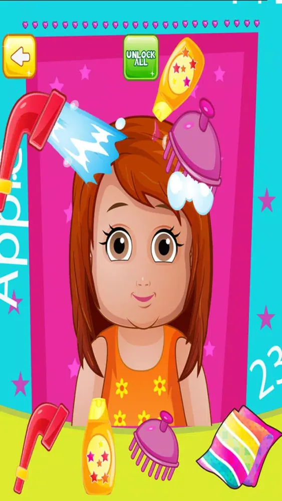 Screenshot di Cute Baby Hair Salon FREE- Super fun beauty dress up game for girls