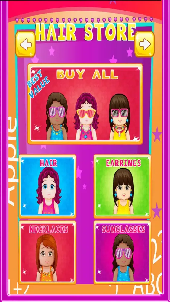 Screenshot di Cute Baby Hair Salon FREE- Super fun beauty dress up game for girls