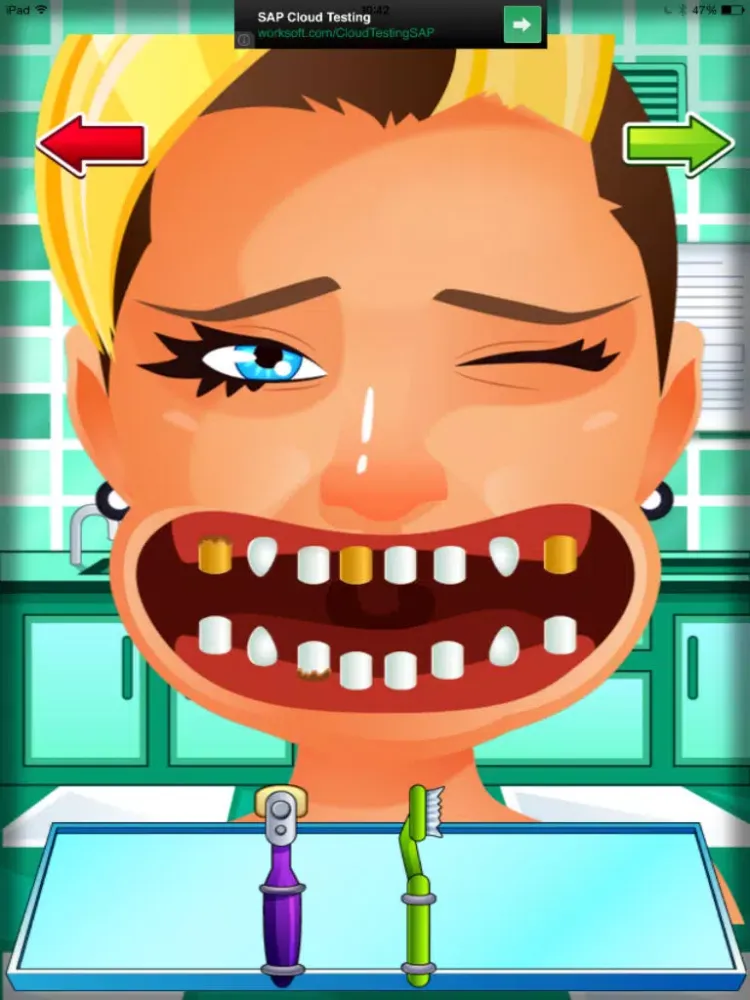 Скриншоты Aaah! Celebrity Dentist FREE- Ace Awesome Game for Girls and School Boys iPad 