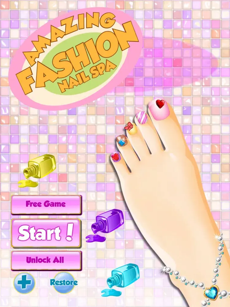 Capturas de pantalla de A Foot Spa Salon Makeover Game HD: A fun and free girls beauty app iPad 