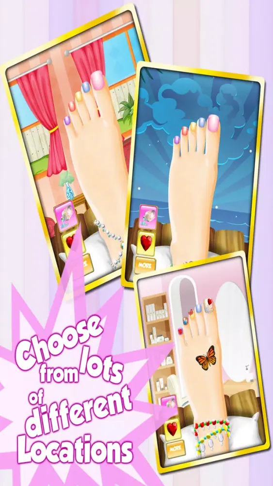 Capturas de pantalla de A Foot Spa Salon Makeover Game HD: A fun and free girls beauty app