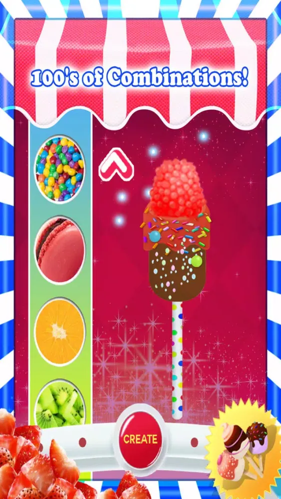 A Marshmallow Pop Maker FREE- Super fun food game for kids! Screenshots