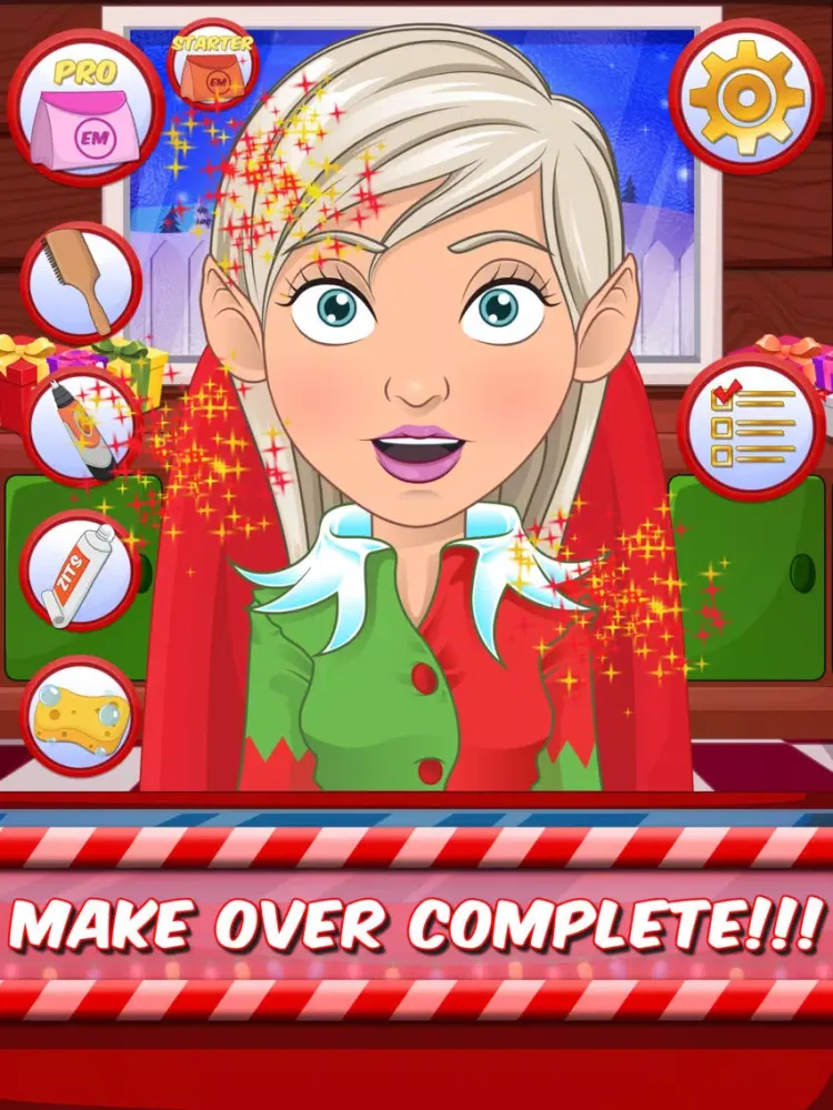 Captures d'écran de A Santa Christmas Makeover Game FREE iPad 