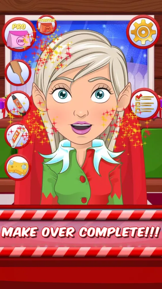 Captures d'écran de A Santa Christmas Makeover Game FREE