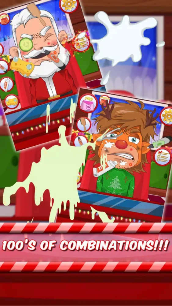 Captures d'écran de A Santa Christmas Makeover Game FREE