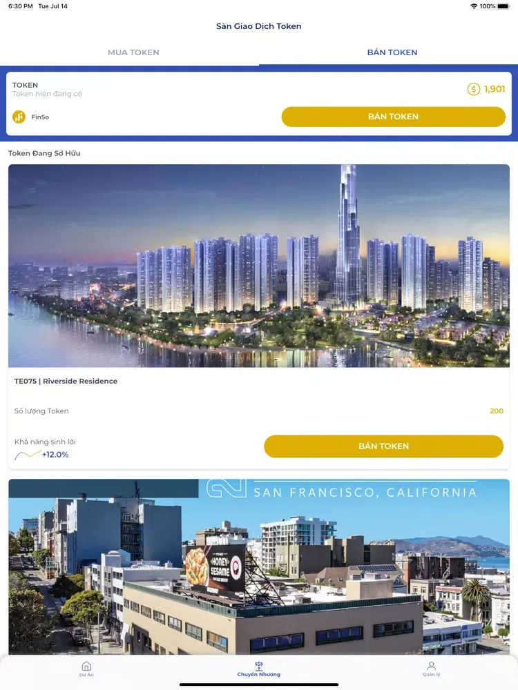 Zrzuty ekranu FINSO: Real Estate Fintech iPad 