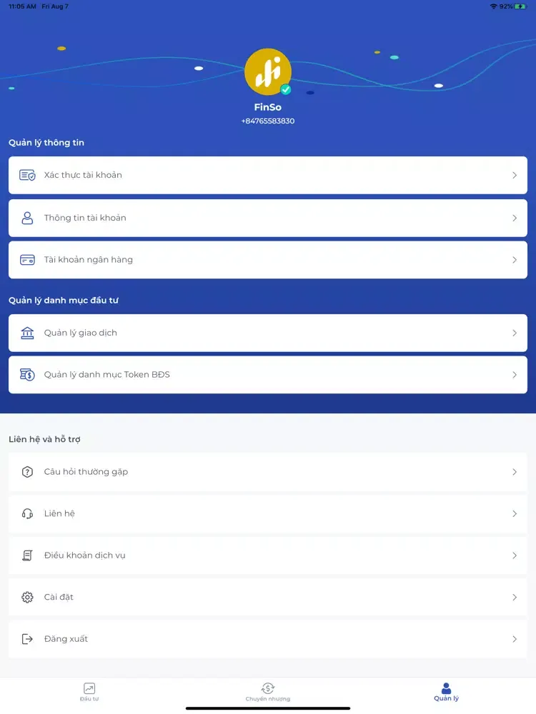 Zrzuty ekranu FINSO: Real Estate Fintech iPad 
