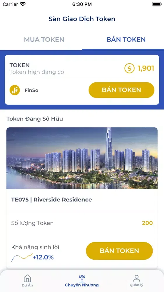 Zrzuty ekranu FINSO: Real Estate Fintech