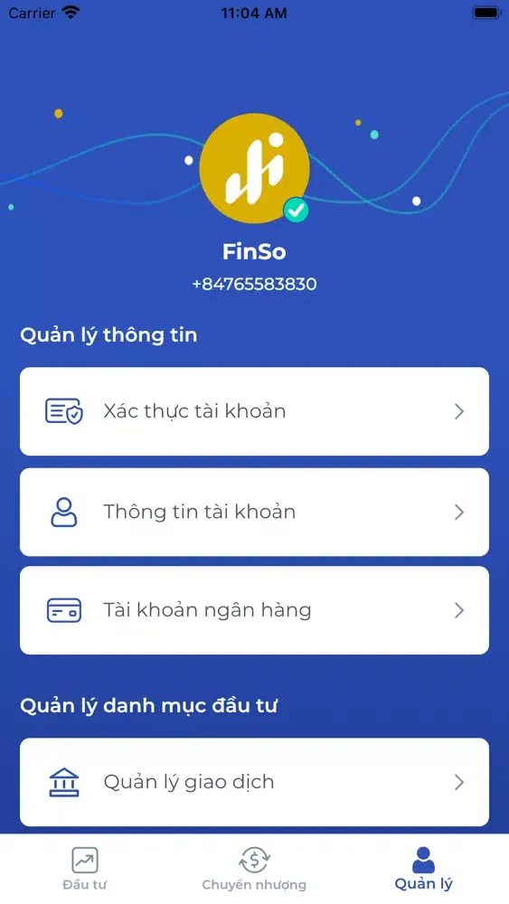 Zrzuty ekranu FINSO: Real Estate Fintech