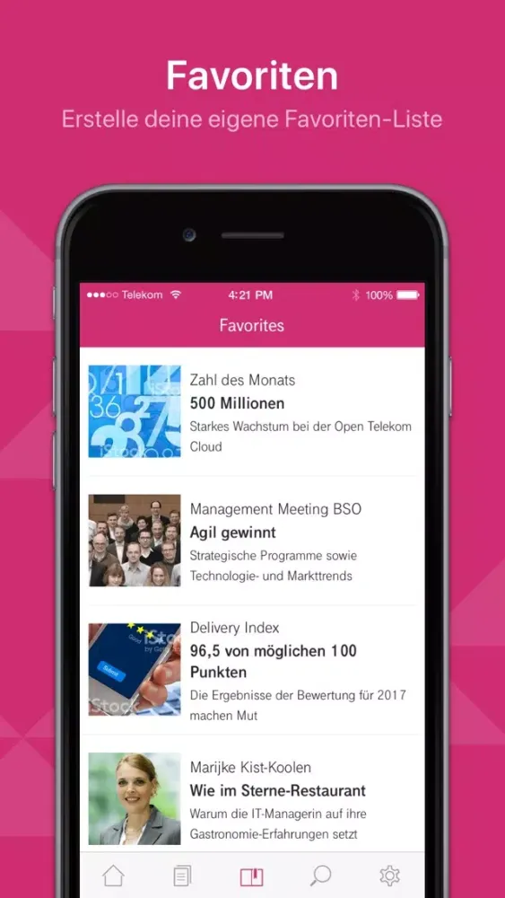 Capturas de pantalla de Telekom IT