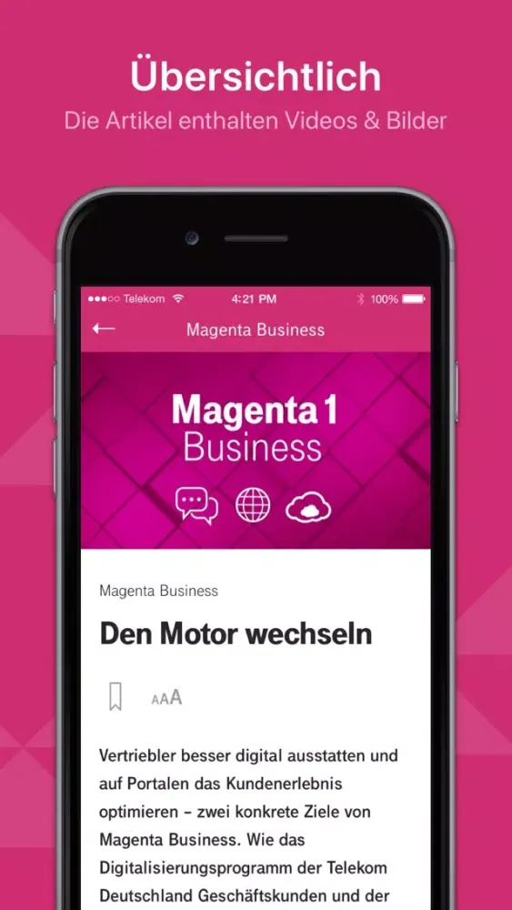 Capturas de pantalla de Telekom IT