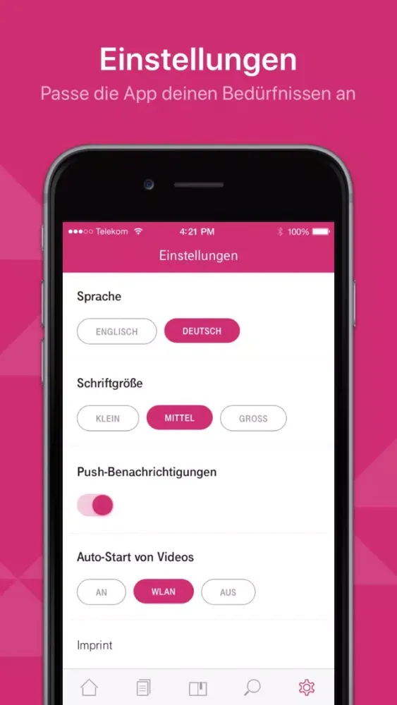 Capturas de pantalla de Telekom IT