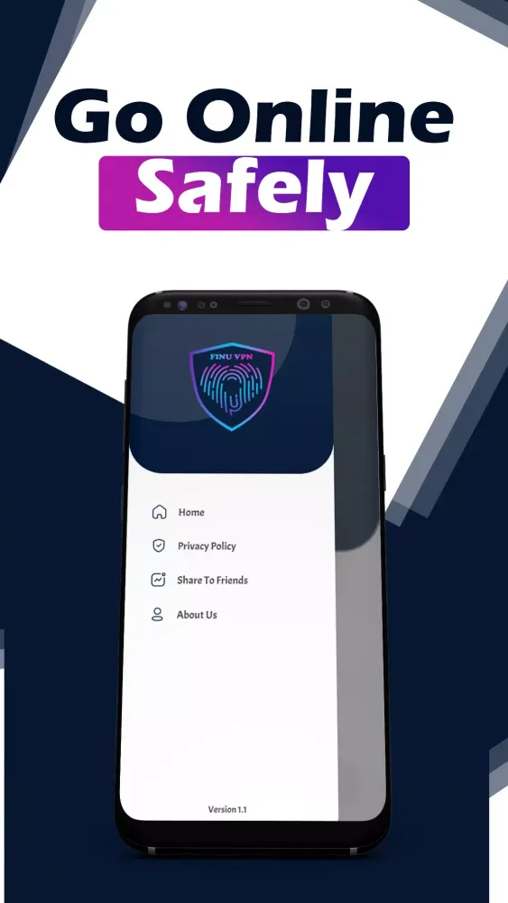 Tangkapan skrin Finu VPN