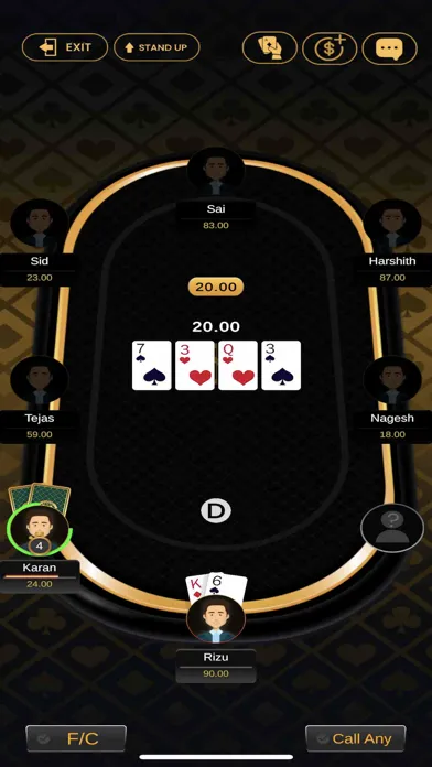 Capturas de tela do MG Poker - MTT, SNG and More
